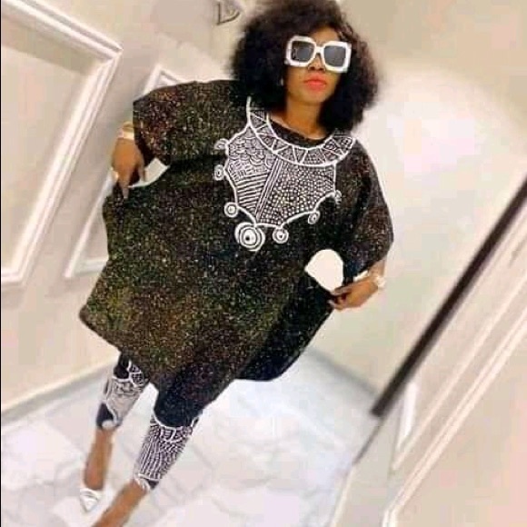 Beautiful ,Tye$dye,African print,Bubu and Jeggings - Picture 3 of 17